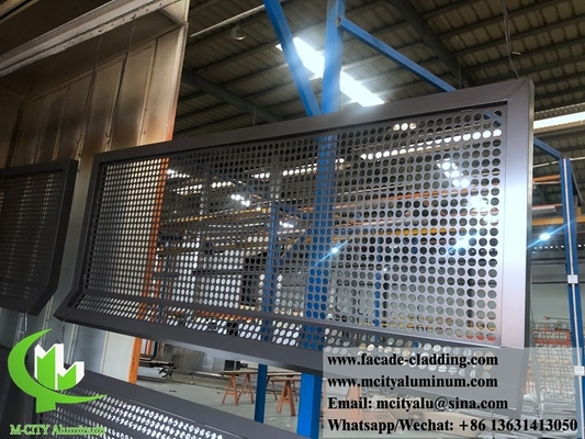 Fournisseur de tôles d'aluminium perforées pour façade métallique anti-rouille à Guangzhou