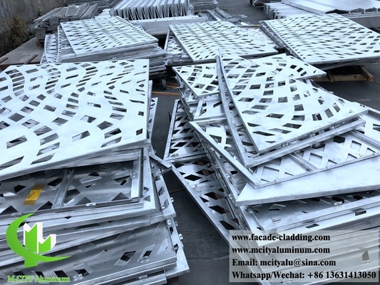 Panneaux de revêtement en aluminium perforé pour façade métallique anti-rouille fournisseur à Guangzhou