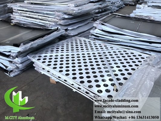 Panneaux de revêtement en aluminium pour façades métalliques perforées anti-rouille fournisseur en Chine