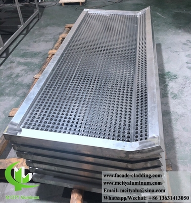 Plaque métallique perforée en aluminium à écran anti-rouille pour fenêtres