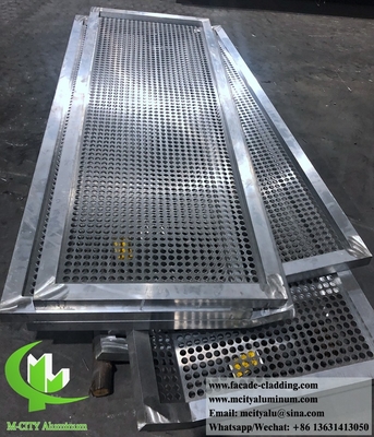 fournisseur de revêtements en feuille d'aluminium perforée de façade métallique anti-rouille en Chine