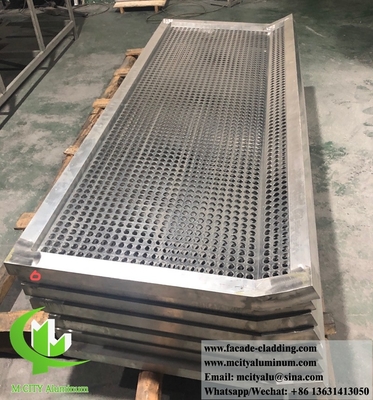 Panneaux de revêtement en aluminium perforé pour façade métallique anti-rouille fournisseur à Guangzhou