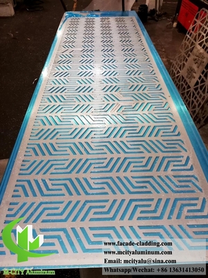 Écran métallique à découpe laser perforé en aluminium/pour clôture, façade, revêtement décoratif