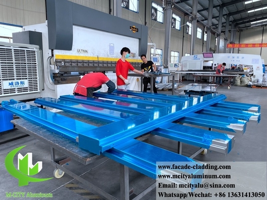 PVDF revêtement métallique façades métalliques panneau de revêtement en aluminium pour revêtement murale