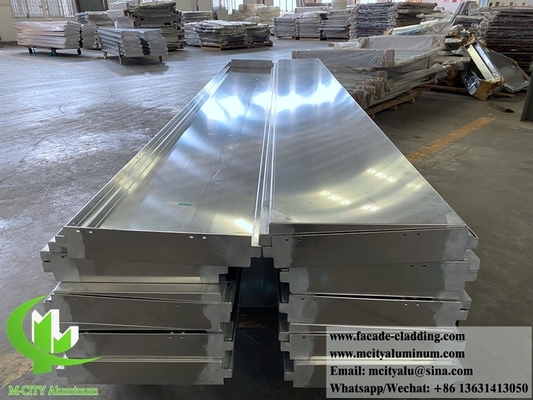 Plaque d'aluminium de couleur pierre solide revêtue de panneaux muraux pour façade durable pour l'extérieur