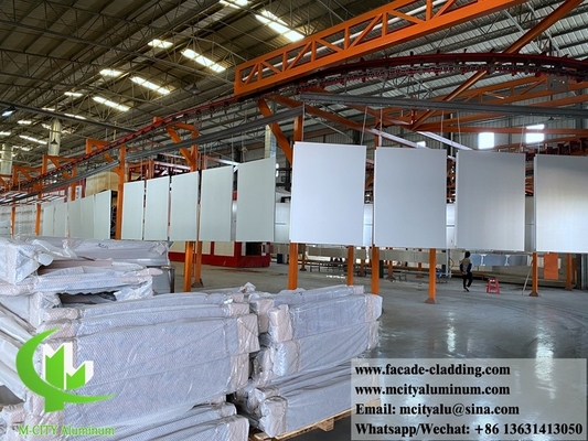 PVDF revêtement métallique façades métalliques panneau de revêtement en aluminium pour revêtement murale