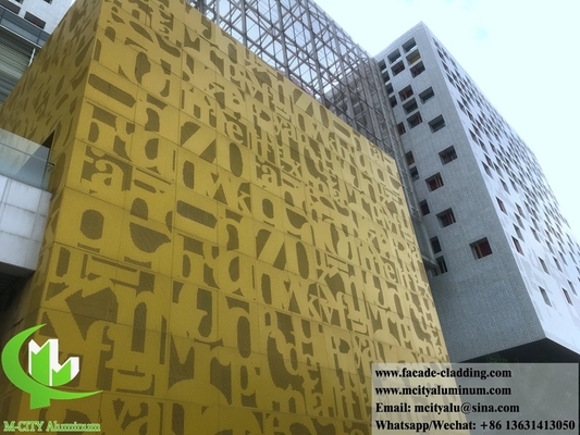Panneaux décoratifs en aluminium pour revêtements muraux en aluminium massif