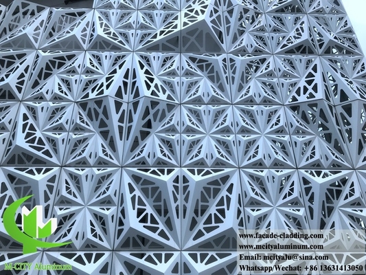 Panneaux décoratifs en aluminium pour les bâtiments
