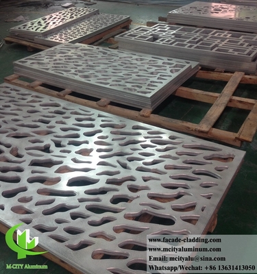 Façades métalliques revêtements métalliques revêtements en aluminium pour la décoration de bâtiments