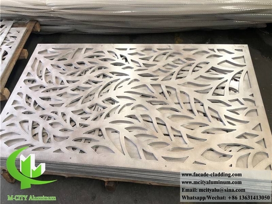 Écrans métalliques coupés au laser, revêtements en aluminium, façades métalliques fournisseurs