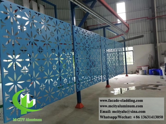 Façade en 3D, revêtement en feuille d'aluminium pour décoration extérieure