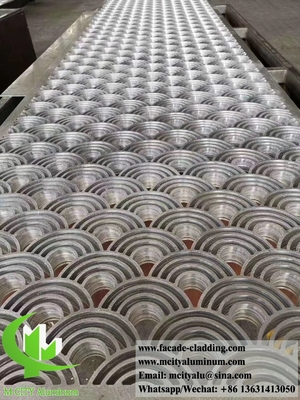 Panneau massif en aluminium pour revêtements muraux extérieurs ignifuges