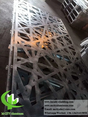 Panneau mural en aluminium sculpté à la CNC pour la décoration de façades de bâtiments