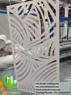 Panneau mural en aluminium sculpté à la CNC pour la décoration de façades de bâtiments