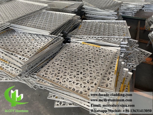 Parement massif revêtement de panneaux métalliques façades en aluminium couleur de tranche épaisseur 3 mm