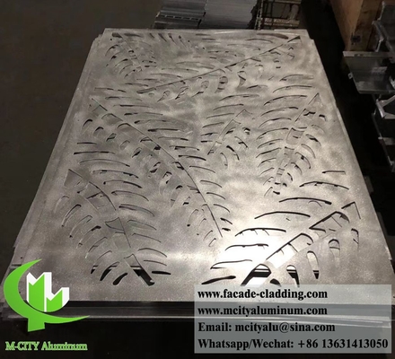 Écrans décoratifs sculptés à la CNC, motifs creux, en aluminium, anti-rouille