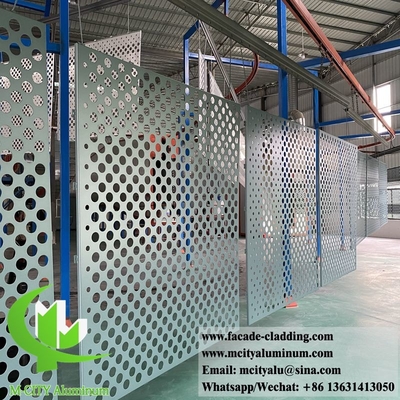 Panneau de revêtement murale solide en feuille décorative en aluminium sur mesure