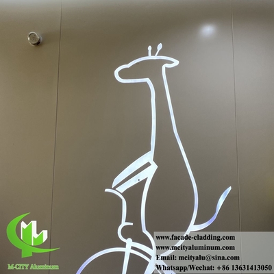 Panneau en aluminium massif de couleur blanche enduit en poudre d'une épaisseur de 2 mm pour la décoration des murs intérieurs