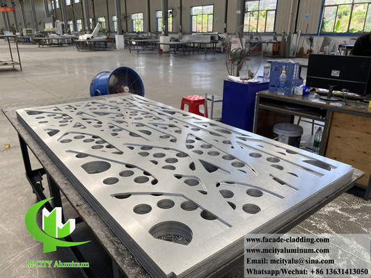 Écrans décoratifs en aluminium, feuille métallique extérieure pour la décoration de clôtures de jardin