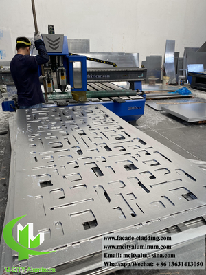 Panneaux métalliques extérieurs façades en aluminium système de découpe CNC motifs décoratifs feuille de métal personnalisée