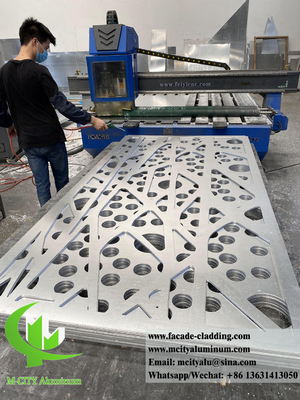 Écrans décoratifs en aluminium, feuille métallique extérieure pour la décoration de clôtures de jardin