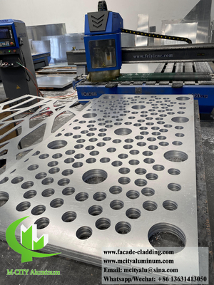Écrans décoratifs en aluminium, feuille métallique extérieure pour la décoration de clôtures de jardin