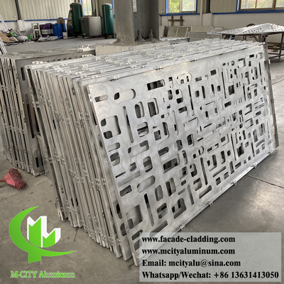 Plaque métallique décorative pour clôture, rail aluminium 3 mm d'épaisseur 1m x 2m n'importe quelle couleur peut être personnalisée