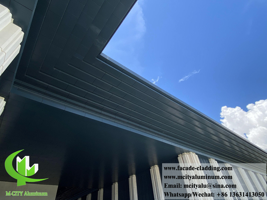 Panneaux d'aluminium massif revêtements muraux métalliques pour façade, plafond, décoration intérieure et extérieure