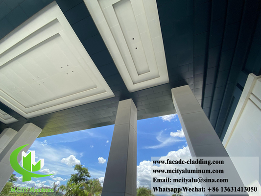 Panneaux d'aluminium massif revêtements muraux métalliques pour façade, plafond, décoration intérieure et extérieure