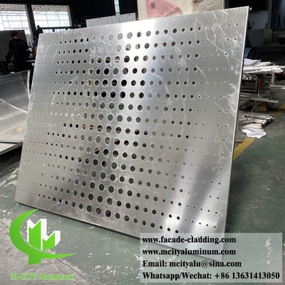 Panneaux métalliques extérieurs façades en aluminium système de découpe CNC motifs décoratifs feuille de métal personnalisée