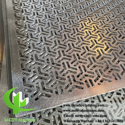 Panneau métallique sculpté à la découpe laser CNC pour clôture de jardin décoration de bâtiment écran en aluminium épaisseur 4 mm en Chine
