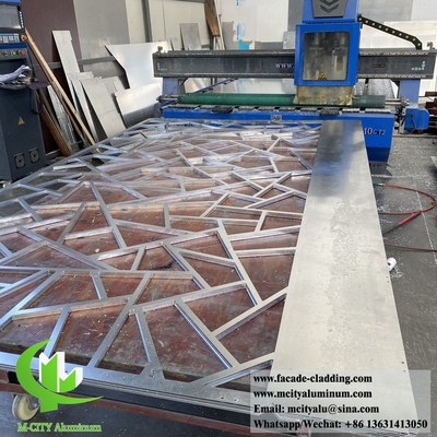 Panneaux métalliques pour décoration extérieure