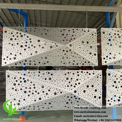 Foshan Panneaux de façade en métal à découpe laser à motifs décoratifs creux pour revêtement de murs de bâtiments