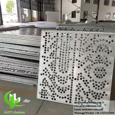 Foshan Panneaux de façade en métal à découpe laser à motifs décoratifs creux pour revêtement de murs de bâtiments