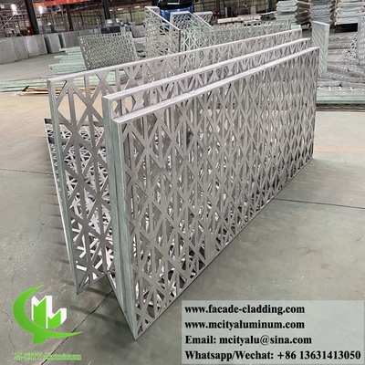 revêtement en aluminium massif avec des motifs de perforation tous les diamètres peuvent être perforés peinture PVDF