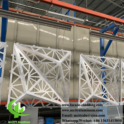 Panneau d'aluminium massif 3D revêtement métallique conception ignifuge anti-rouille PVDF couleur éclaboussure 3 mm d'épaisseur