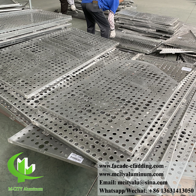 Panneaux d'aluminium à écran métallique coupé au laser pour la décoration des fenêtres et des revêtements muraux