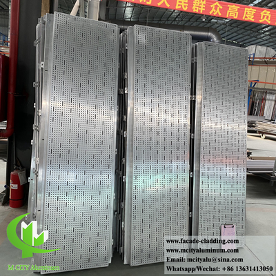Panneaux d'aluminium à écran métallique coupé au laser pour la décoration des fenêtres et des revêtements muraux