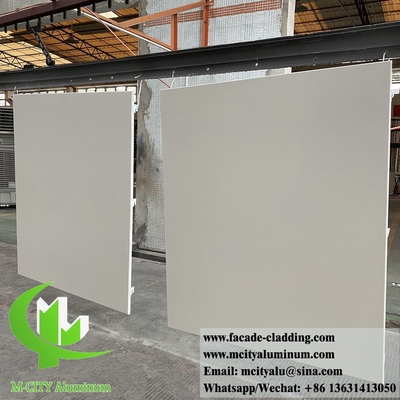 Parement en aluminium massif 3 mm PVDF Finition 15 ans Garantie Décoration extérieure pour la façade du mur