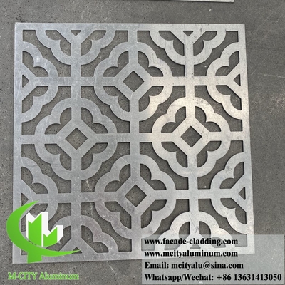 Écrans métalliques coupés au laser de 2 mm, façades en aluminium, panneaux de revêtement métalliques pour la décoration extérieure des bâtiments