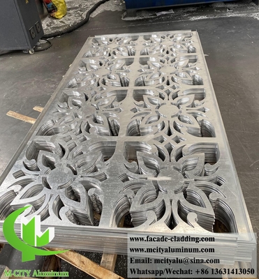 Panneaux décoratifs à motifs en feuille métallique en aluminium de 3 mm destinés à la décoration de façades extérieures de bâtiments