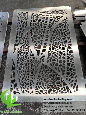 Panneaux décoratifs à motifs en feuille métallique d'aluminium de 3 mm destinés à la décoration de façades de bâtiments