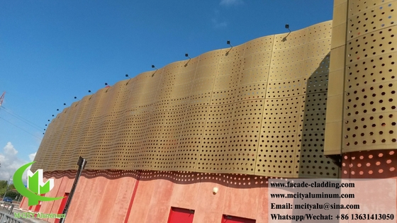 Panneaux en aluminium massif pour façade, revêtement, décoration en poudre revêtus de différentes couleurs en poudre revêtus de 4 mm