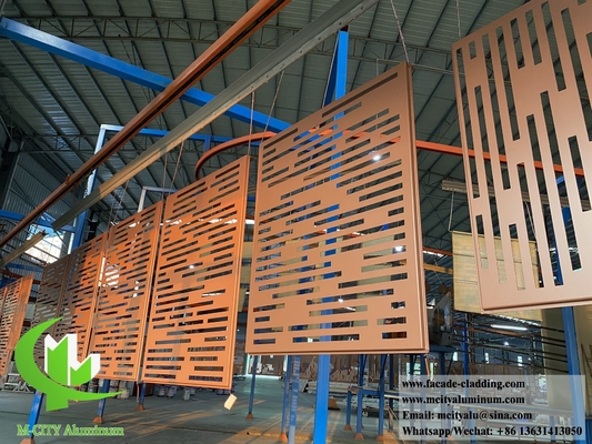 Panneaux en aluminium pour clôture, façade, revêtement anti-rouille