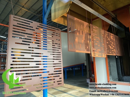 Panneaux en aluminium pour clôture, façade, revêtement anti-rouille
