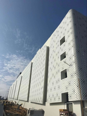 Parement en métal architectural revêtement de feuille d'aluminium massif avec des motifs pour la décoration intérieure extérieure du bâtiment