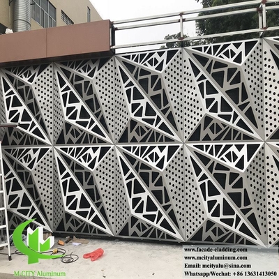 revêtement de mur métallique personnalisé en forme 3D feuille de façade en aluminium 1m x 1m couleur éclaboussure