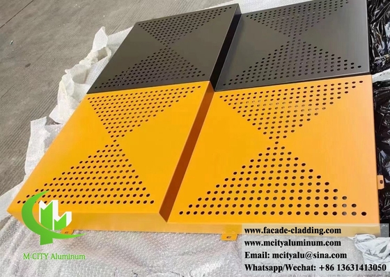 Plaque d'aluminium pour revêtement en poudre de façade de mur pour écran métallique extérieur