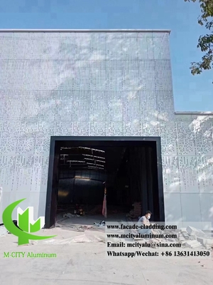 Plaque d'aluminium pour revêtement en poudre de façade de mur pour écran métallique extérieur