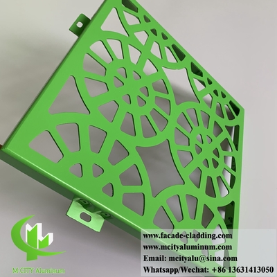 Écrans métalliques décoratifs Panneaux en aluminium pour la protection de la vie privée Écrans de clôture Décoration de revêtement murale